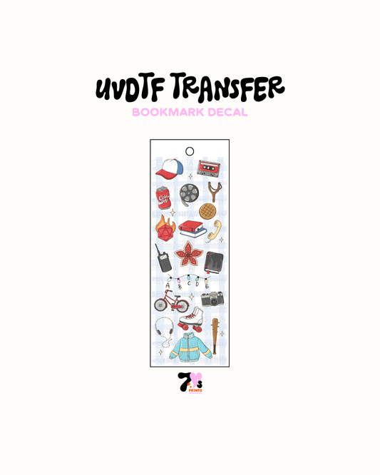 Friends Dont Lie icons - UVDTF Bookmark Decal