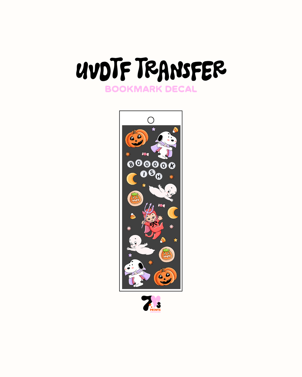 UVDTF Bookmark Decal #366