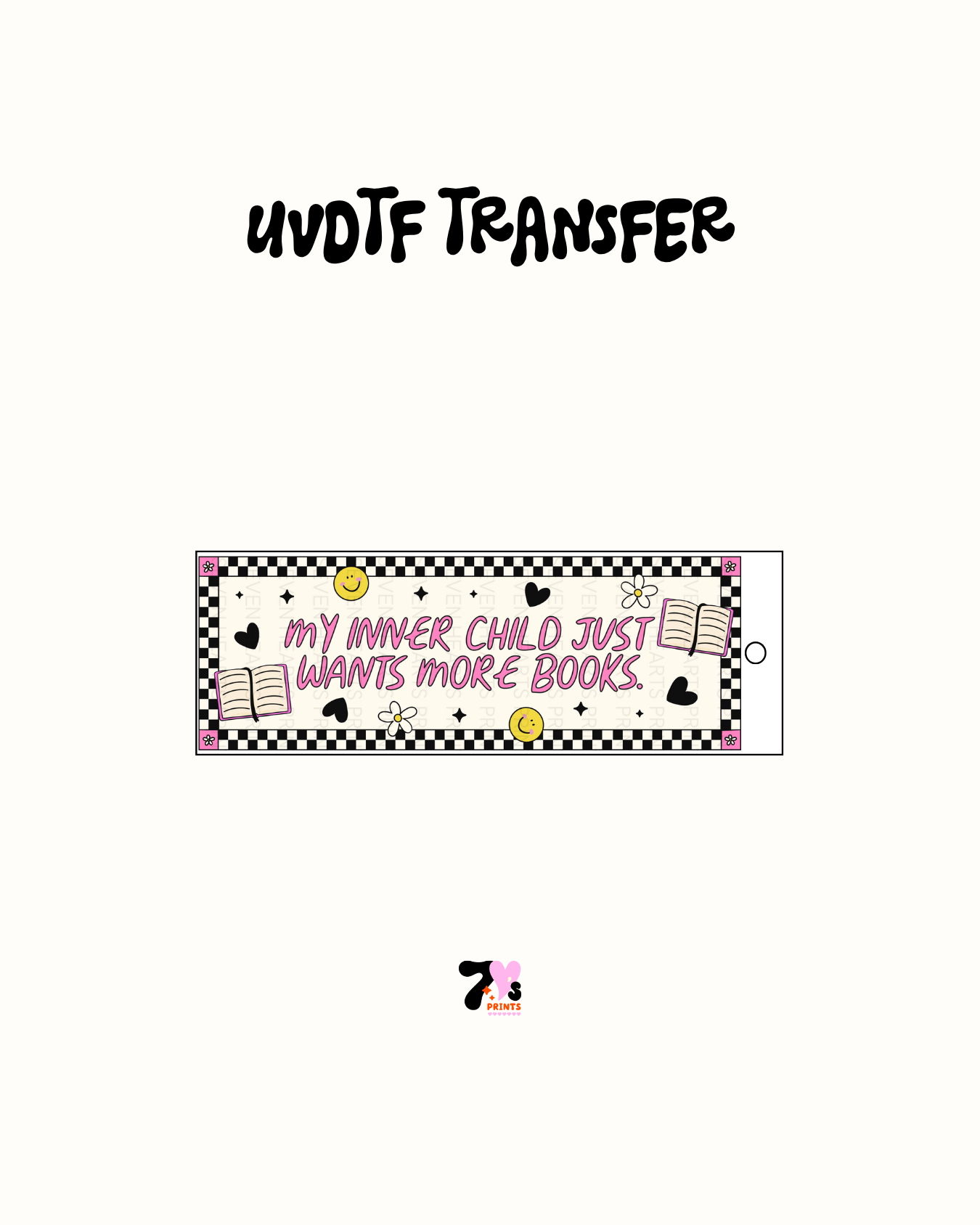 #300 UVDTF Bookmark Decal 1.8