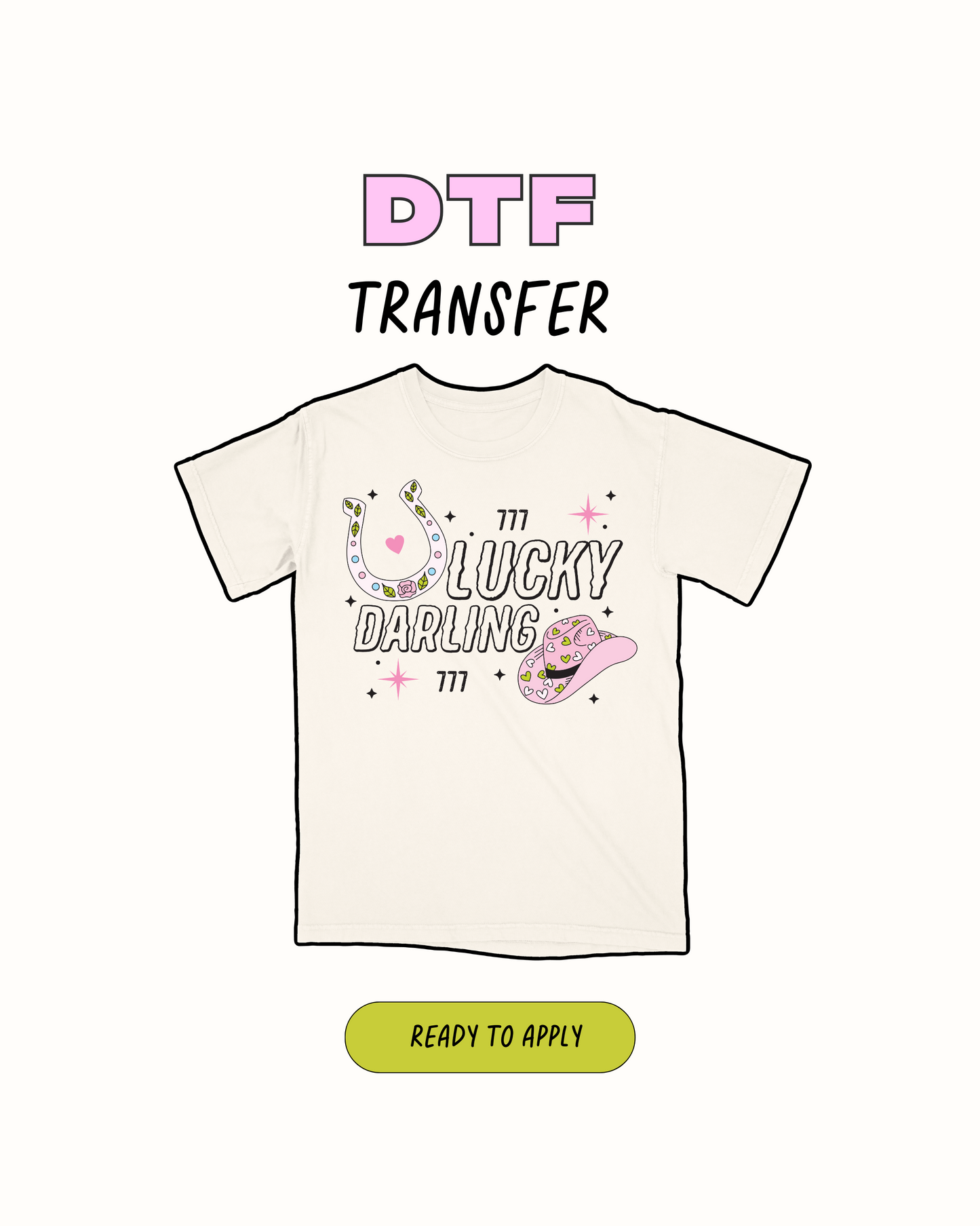 Lucky Darling -  DTF Transfer