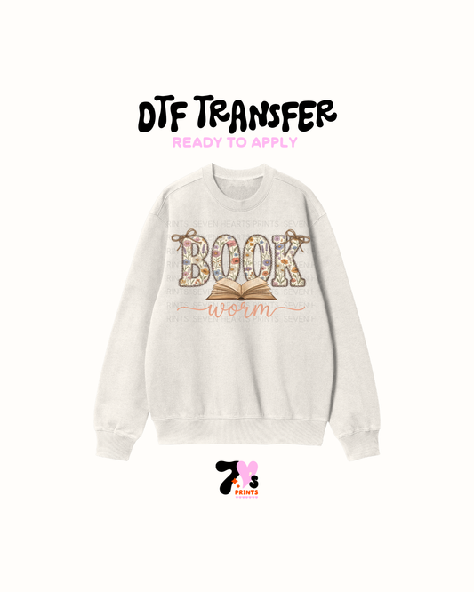 Bookworm (Bow) - DTF Transfers