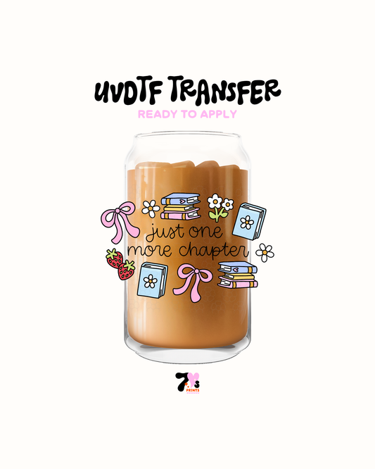 Just on more chapter Books - UVDTF Decal