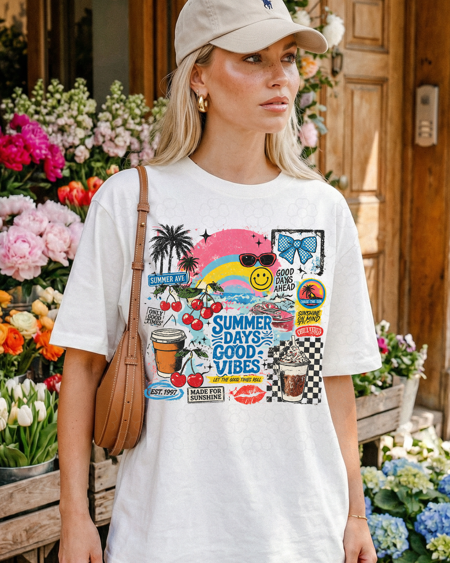 Summer day good vibes  DTF Transfers
