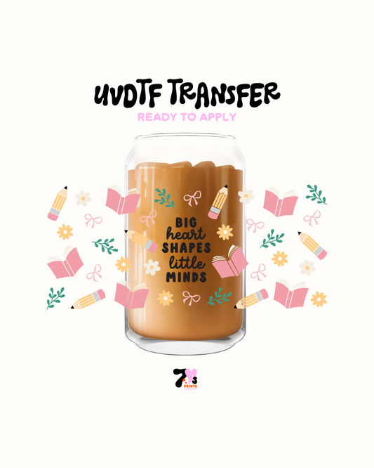 Big heart shapes - UVDTF Wrap