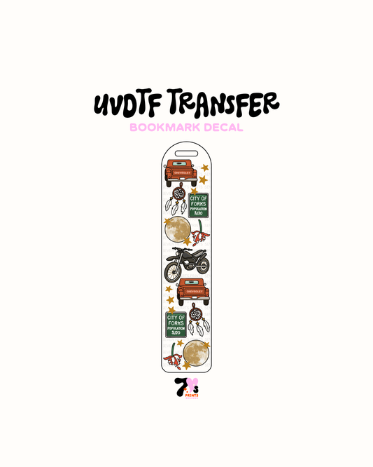 #177 UVDTF Bookmark Decal 1.1