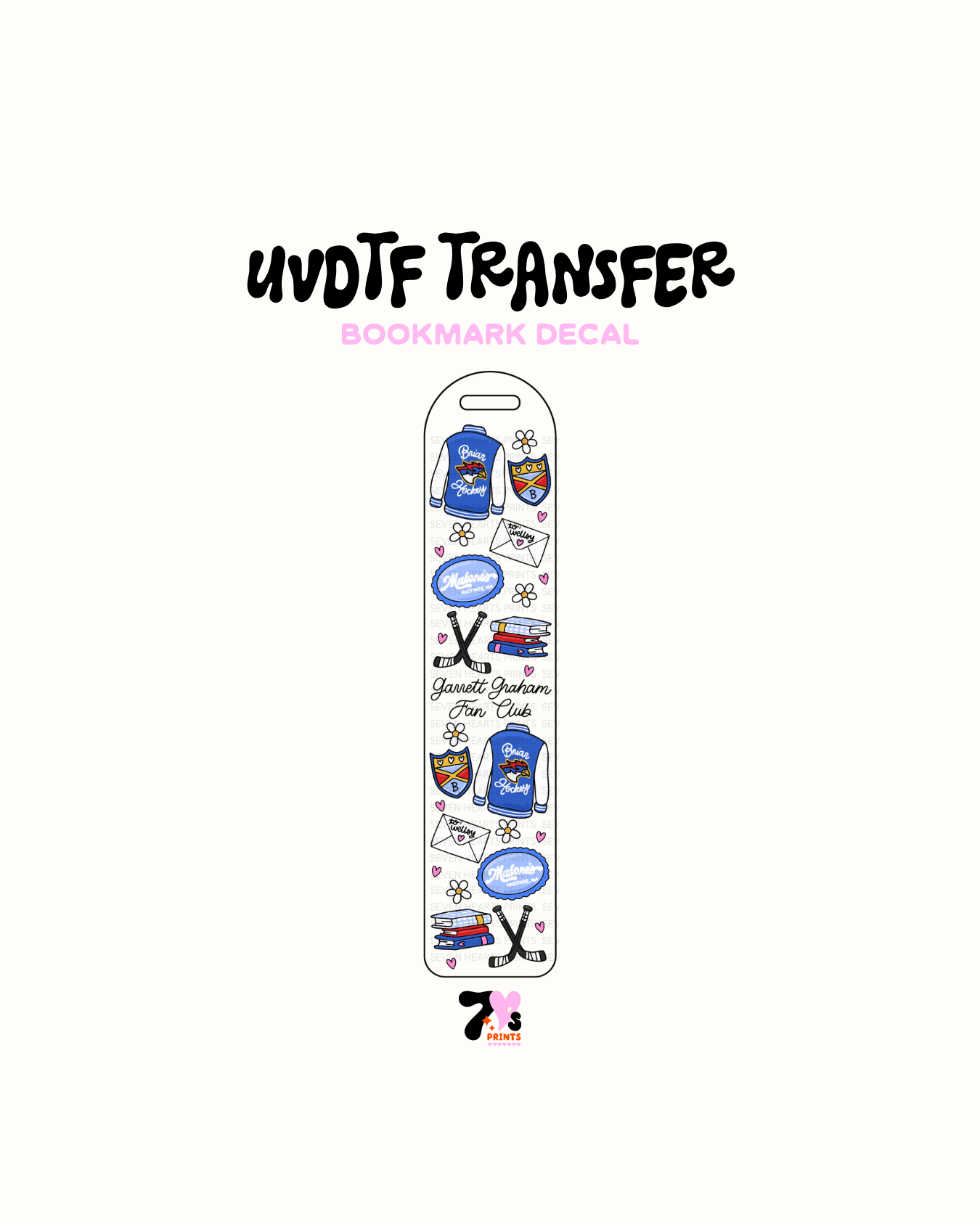 #168 UVDTF Bookmark Decal 1.1