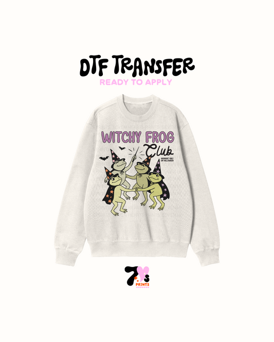 Withchy frog - DTF Transfers