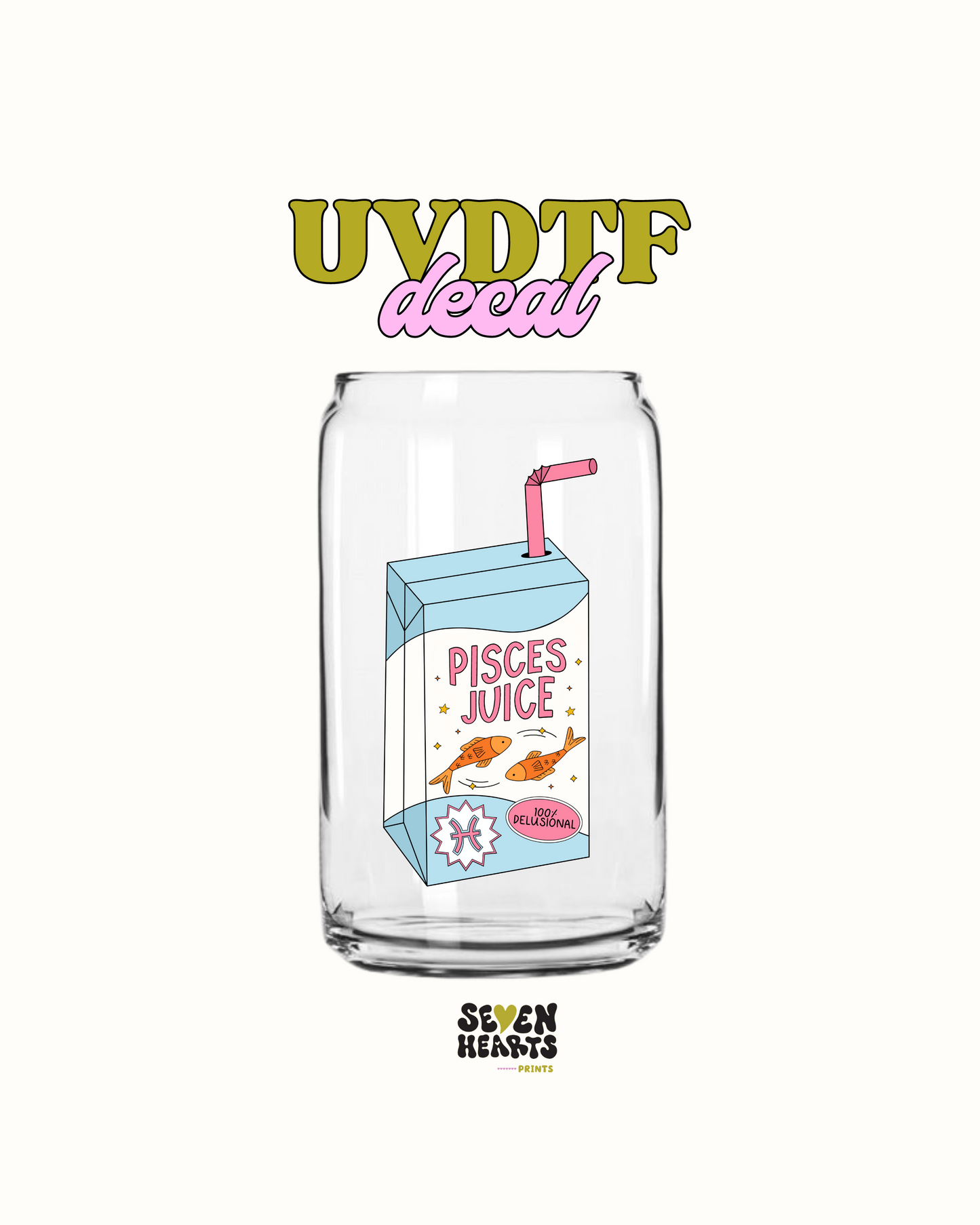 Zodiac sign Juice Box  - UVDTF