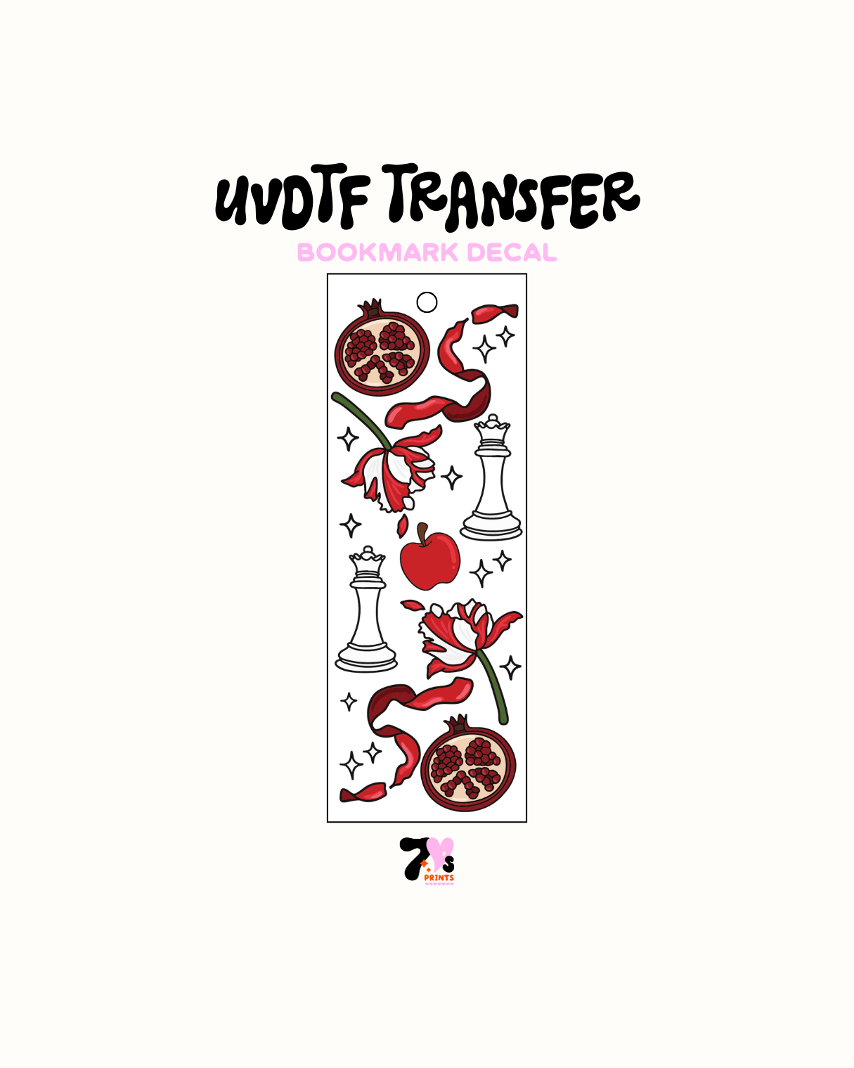 Twilight book icons - UVDTF Bookmark Decal