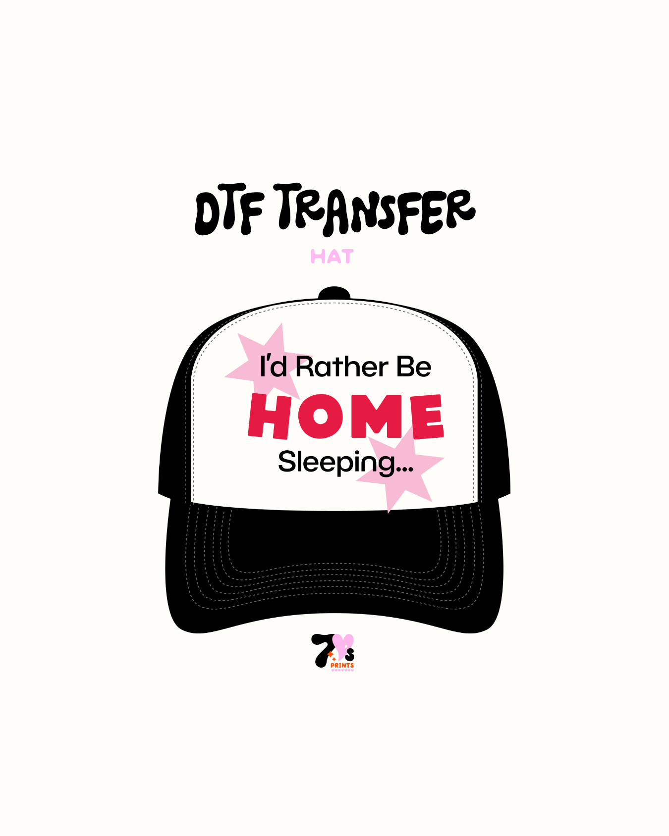 Club de malas mamás - DTF Hat Transfers 