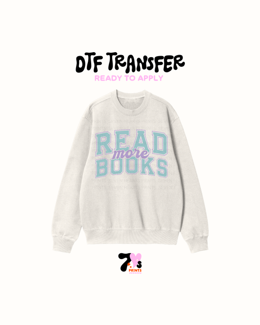 Read more books- DTF Transfers