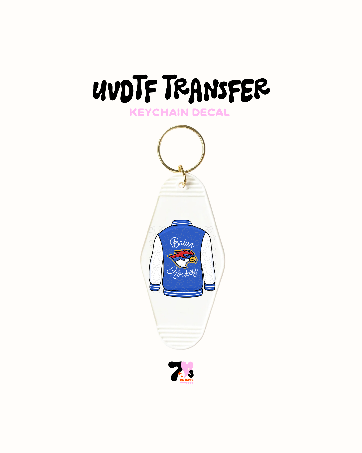 Brian Hockey Motel Keychain Decal
