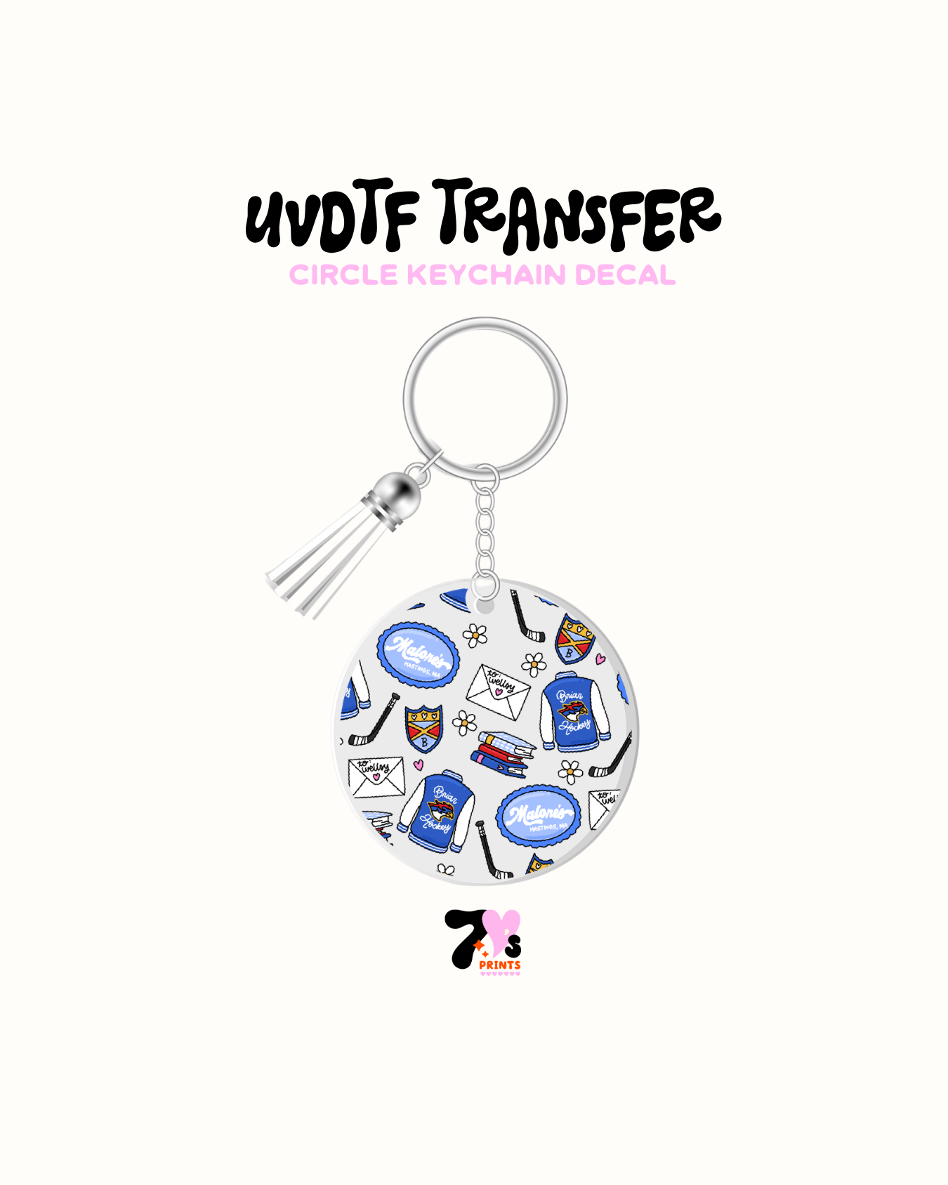 Off Campus - Round Keychain Set of 5
