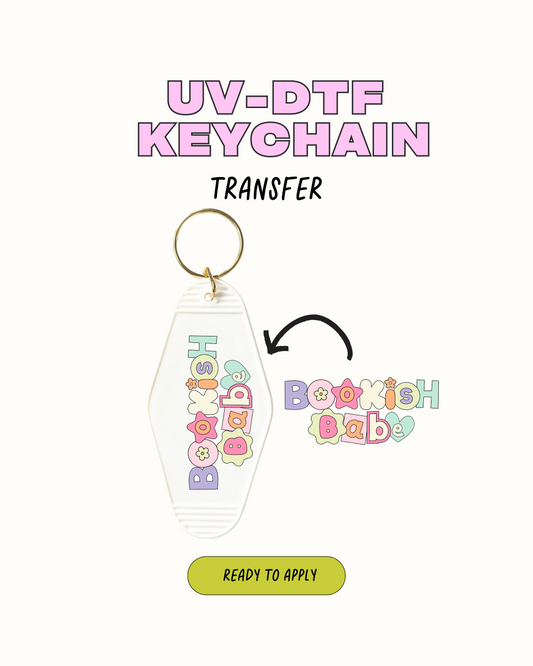 Bokish babe - UVDTF Keychain Decal Set of 5