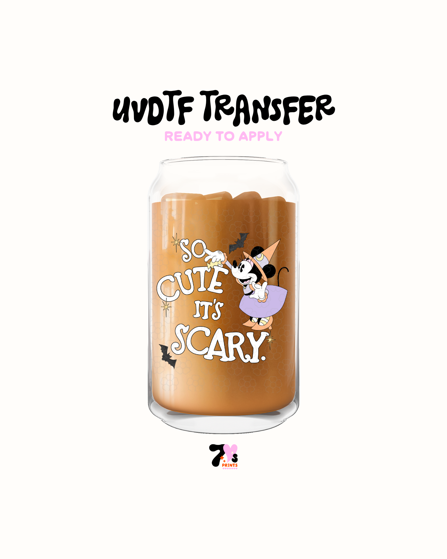 So cute is scary girl mouse - UVDTF Decal