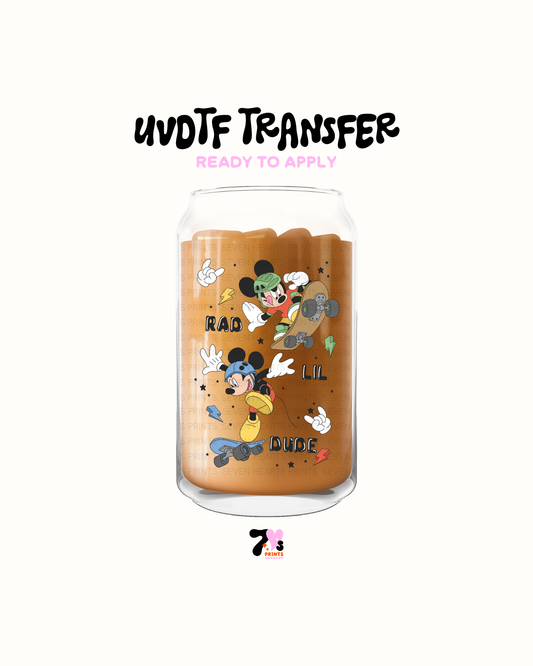 Rad little Dude - UVDTF Decal