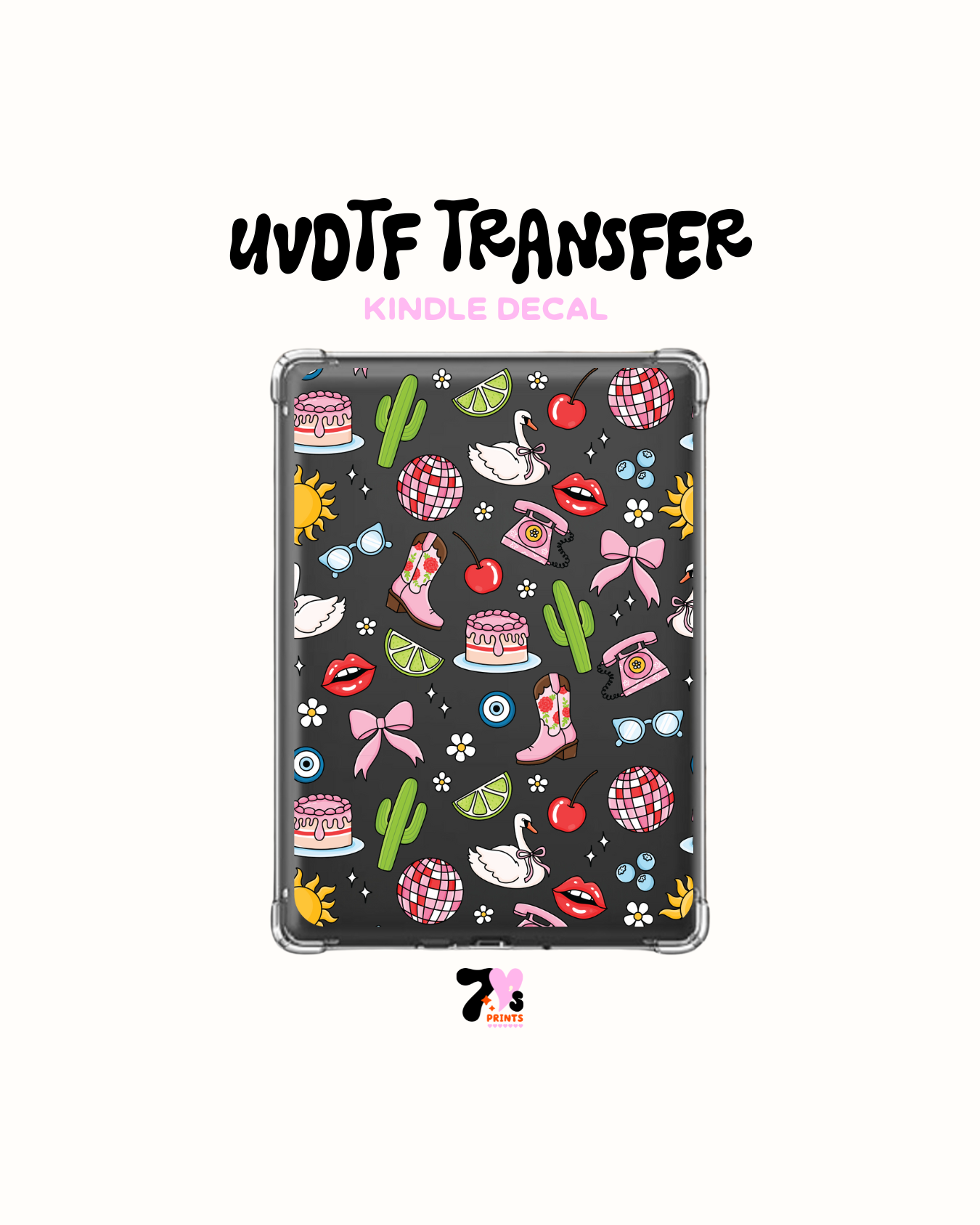 Junk Journal -  UVDTF Kindle Decal