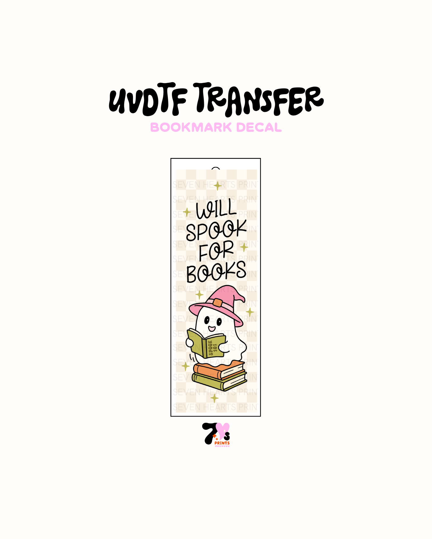 UVDTF Bookmark Decal #350