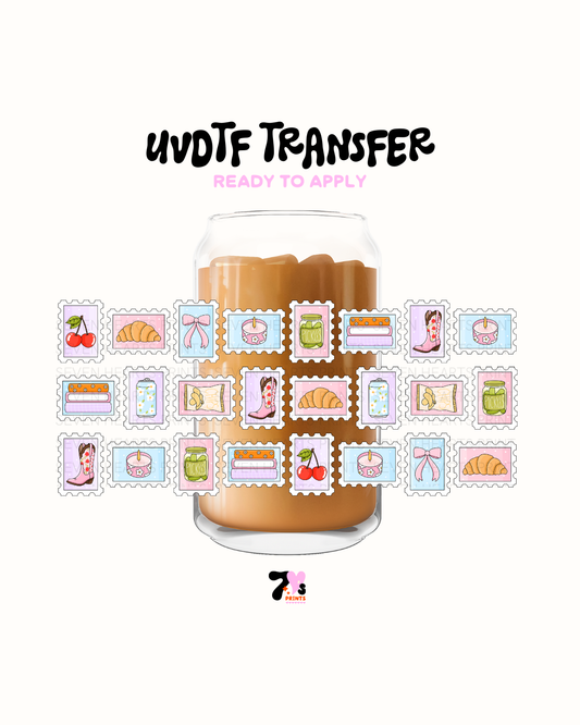 Picnic stamps - UVDTF Wraps