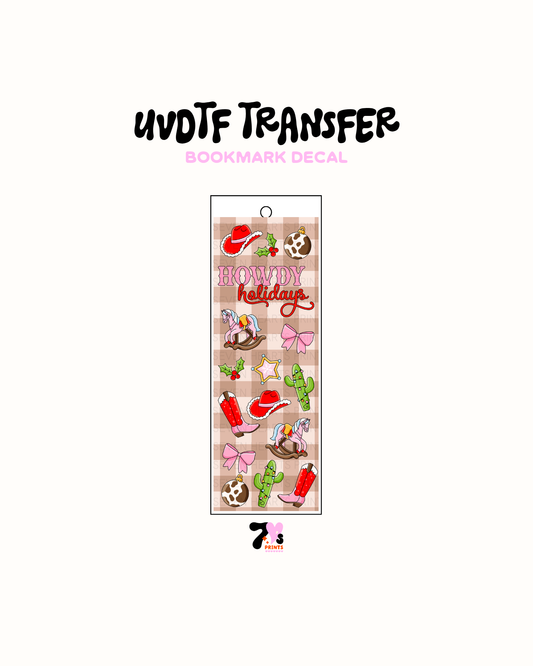UVDTF Bookmark Decal #383