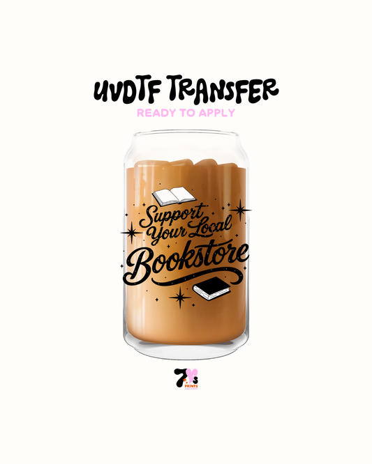 Support your local bookstore - UVDTF Decal