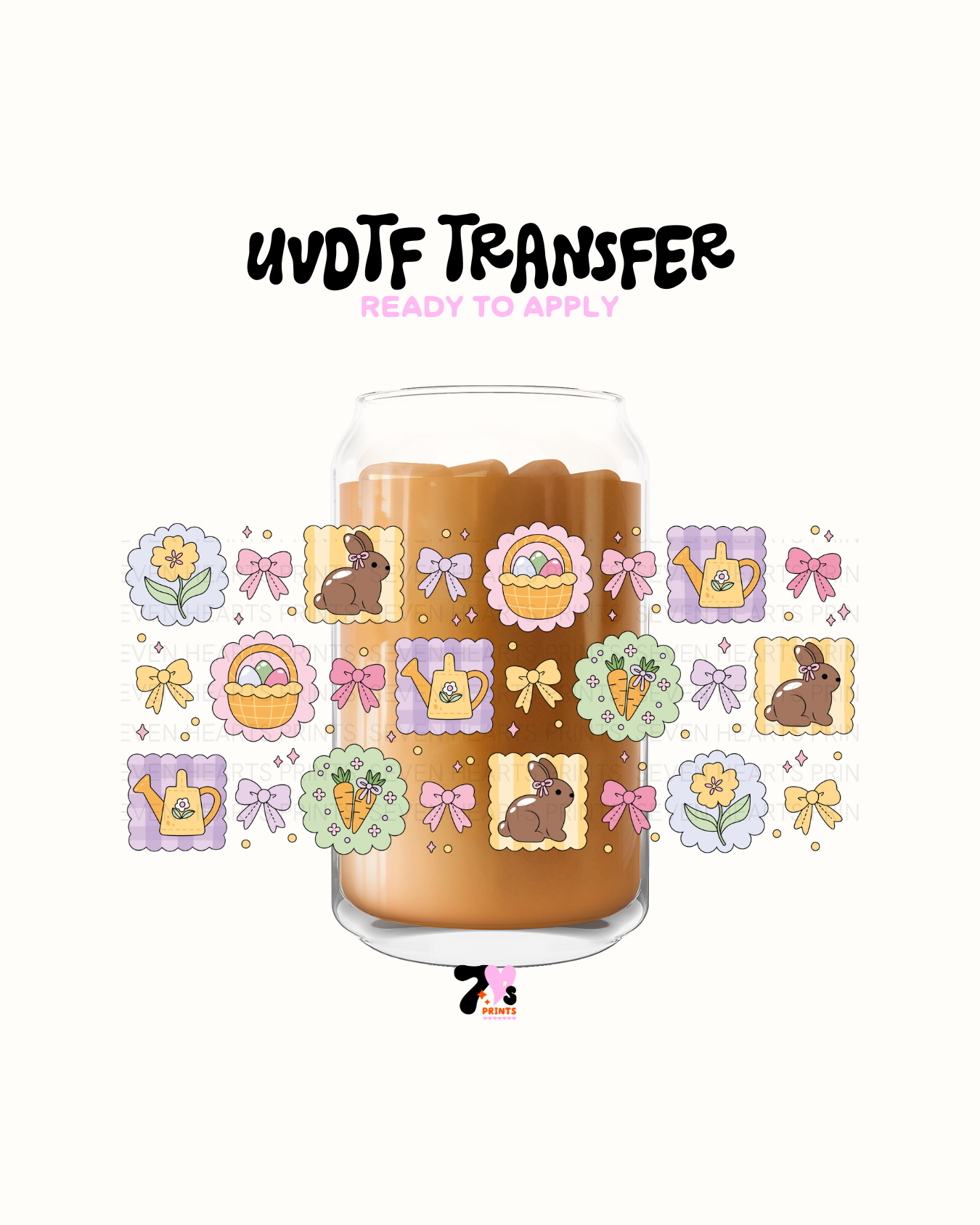 Bunny stamp- UVDTF Wrap