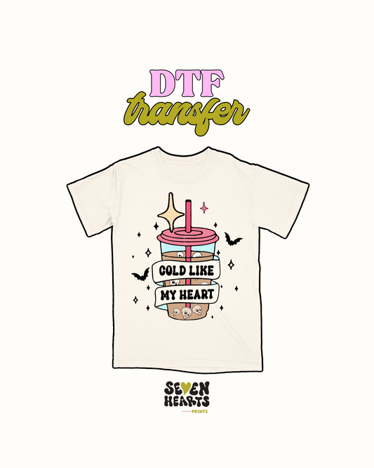 Cold like my heart - DTF Transfer