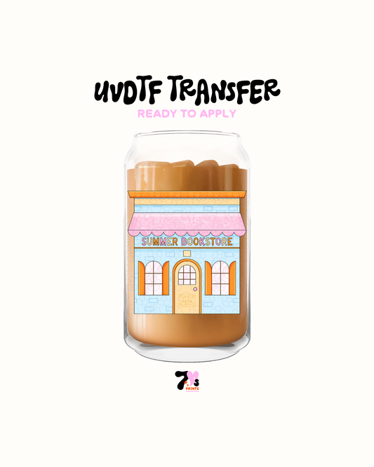 Summer Bookstore - UVDTF Decal