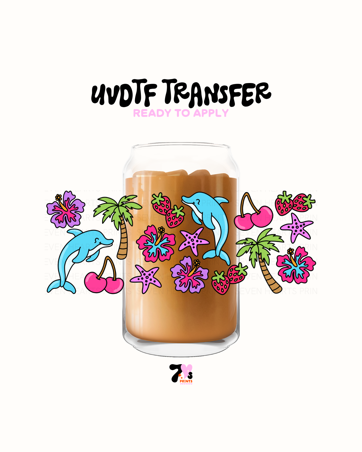 Dolphins  UVDTF Wrap