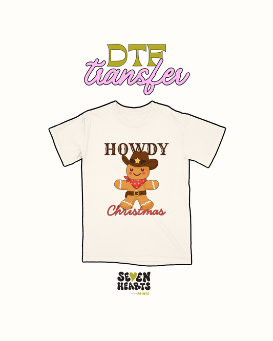 Howdy xmas - DTF Transfers