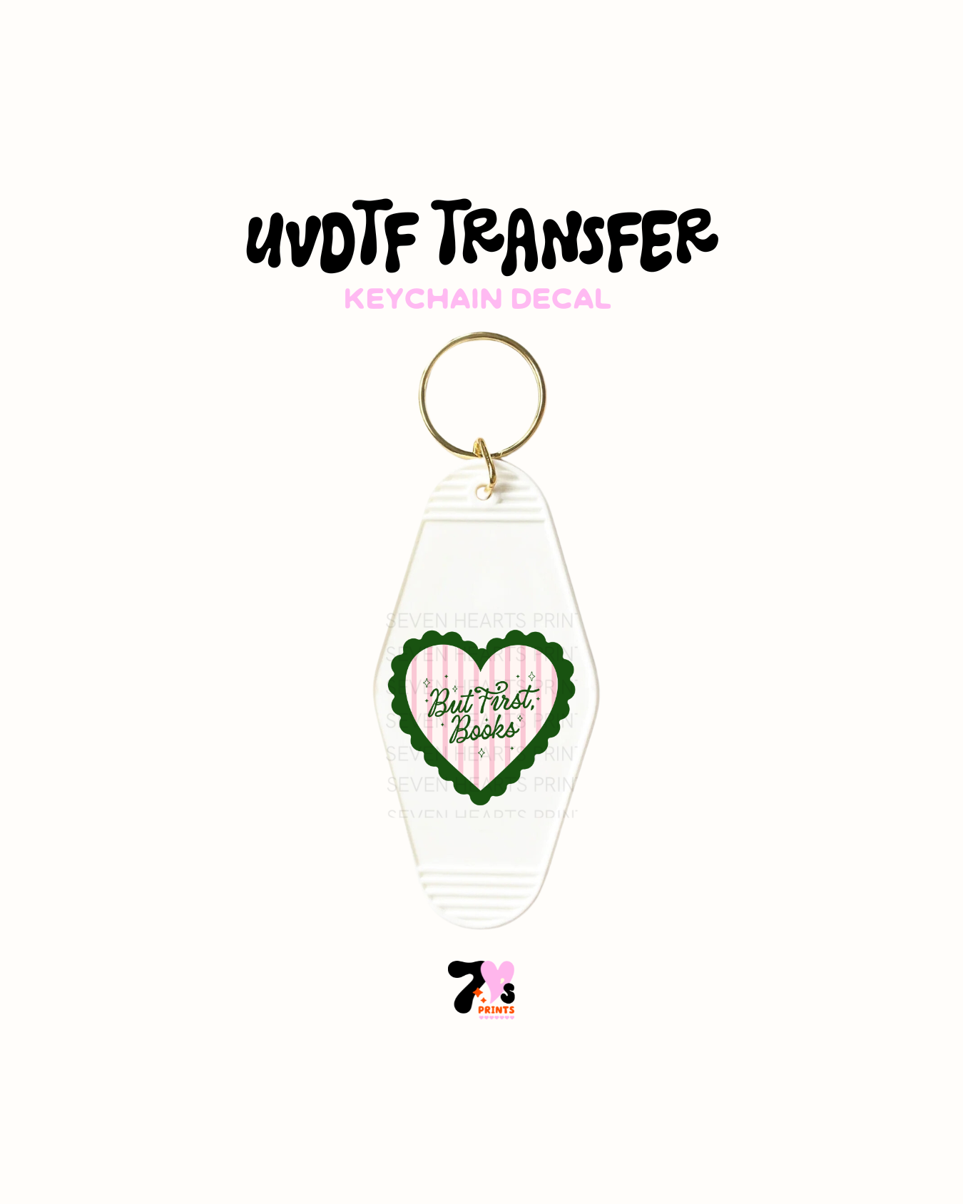 But First Books - UVDTF Keychain