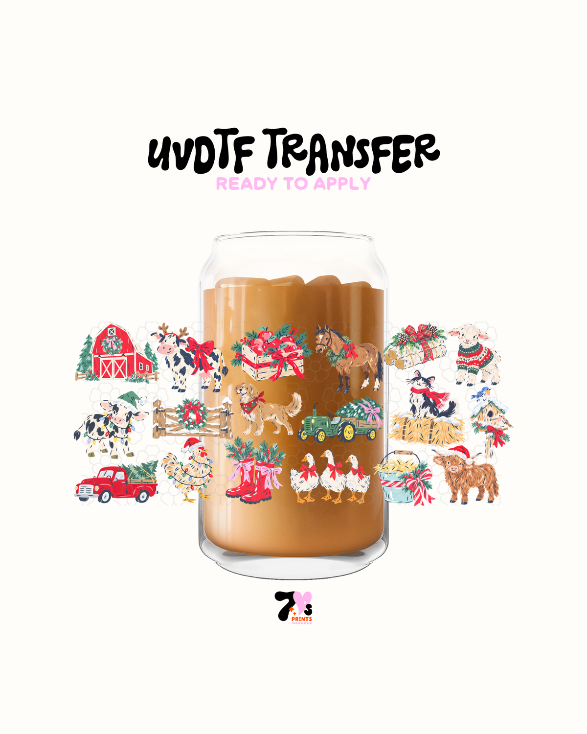 Xmas at The Farm - UVDTF Wrap