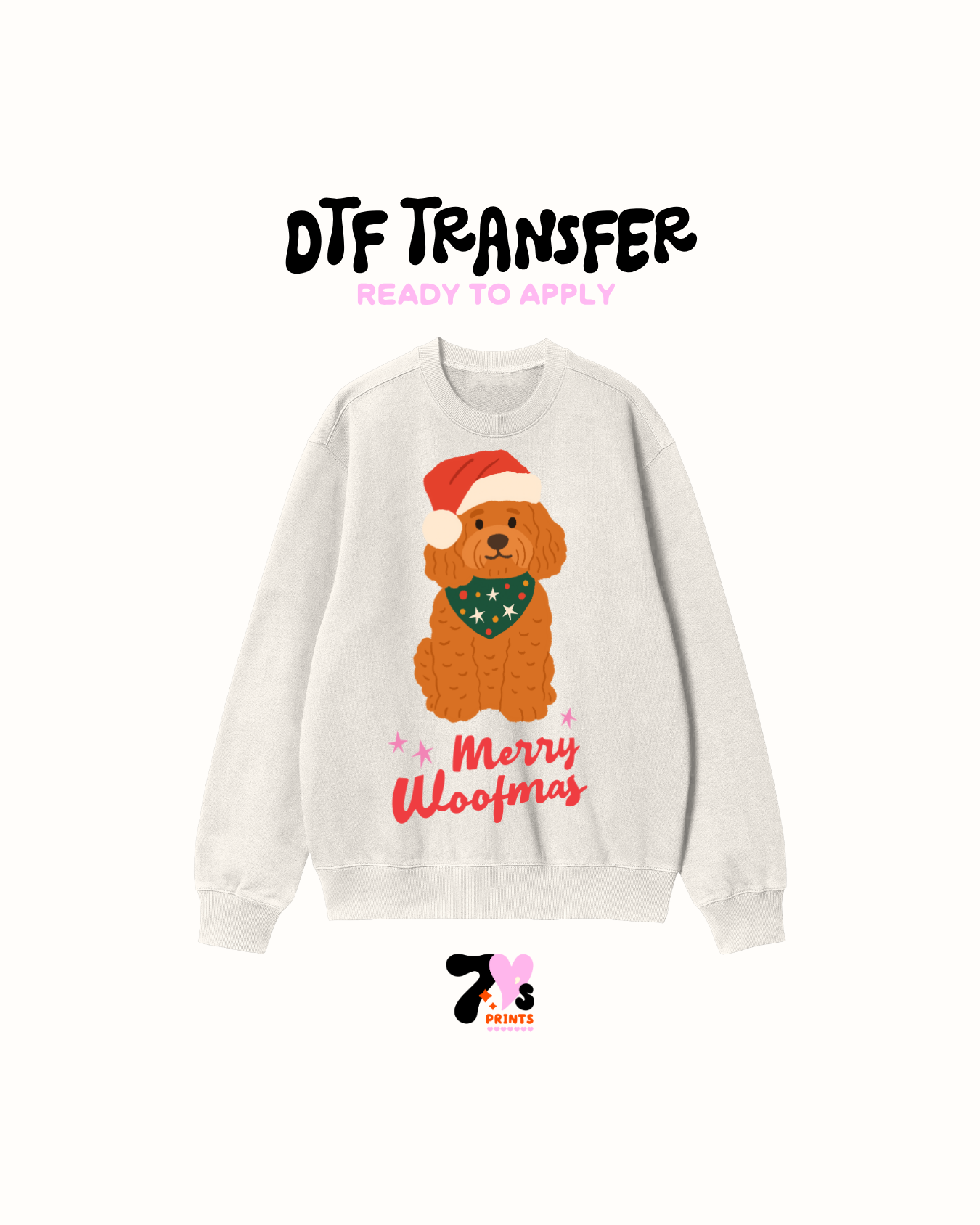 Merry woofmas-  DTF Transfers