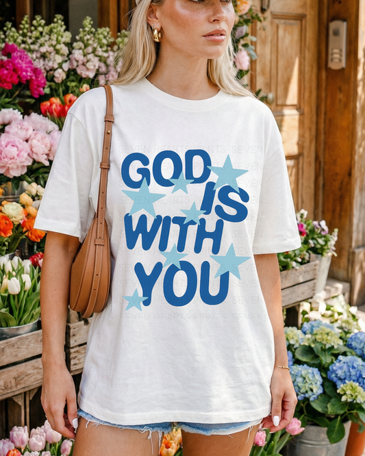 God is with you - DTF Transfers