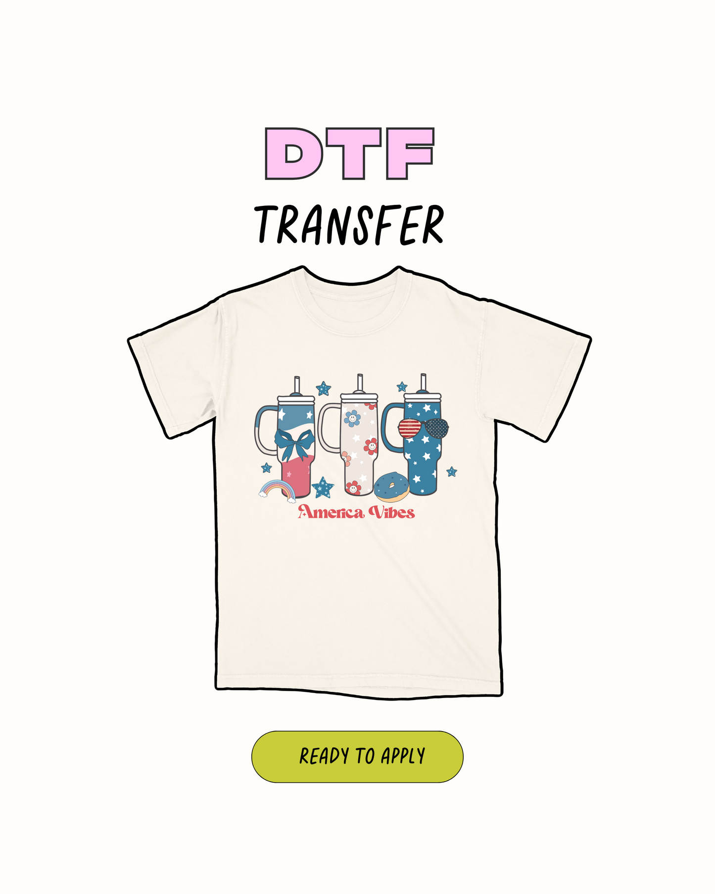 4th of July #15- DTF Transfer