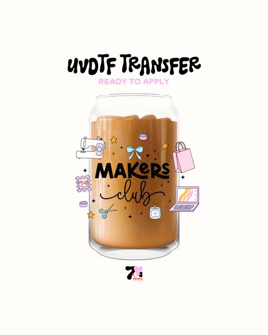Makers club - UVDTF Decal