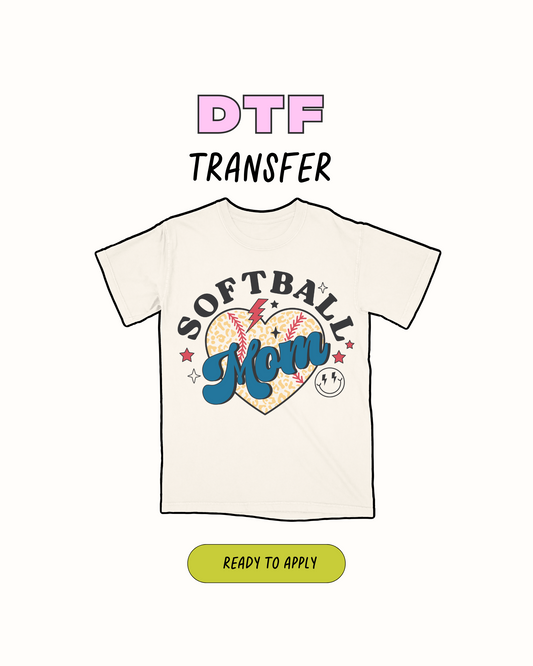 Mamá de softbol - Transferencia DTF