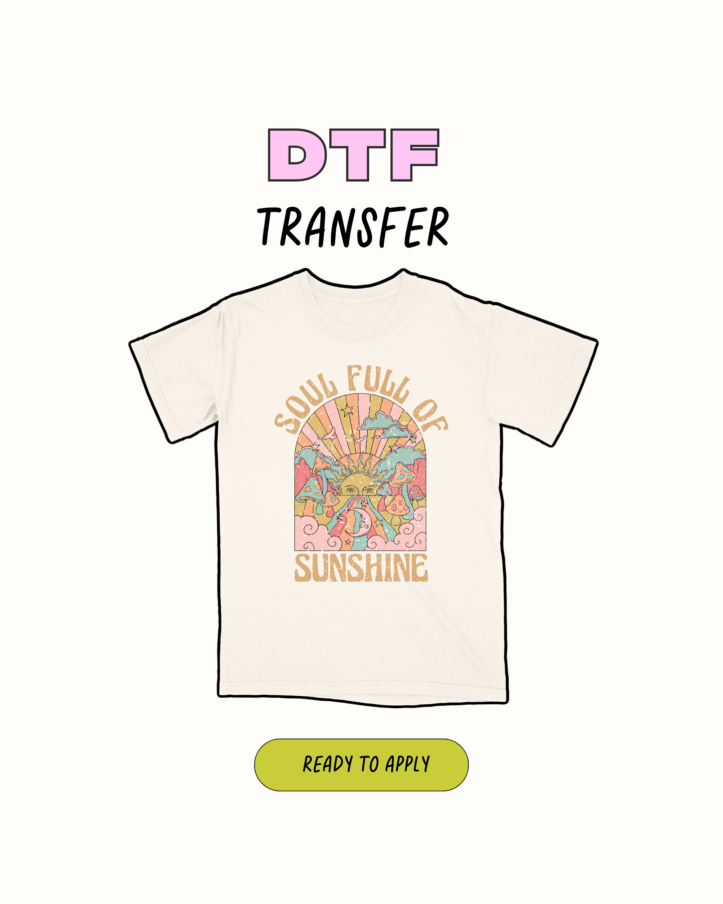 Alma llena de sol - Transferencia DTF