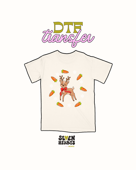 Xmas deer - DTF Transfer