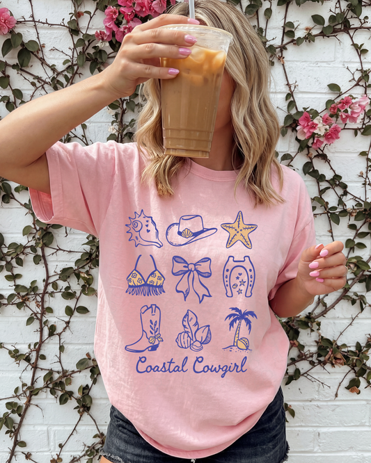 Coastal cowgirl- DTF Transfers