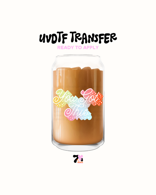 You got this colors - UVDTF Decal