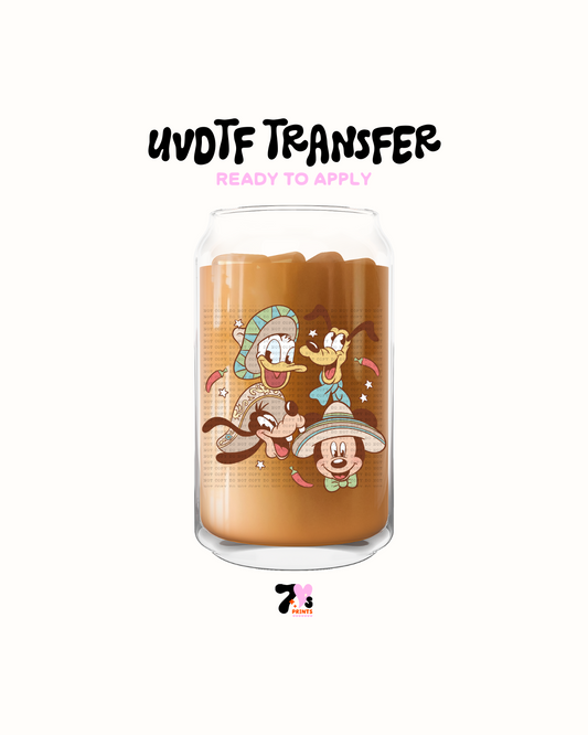 Cinco de Mayo friends - UVDTF Decal