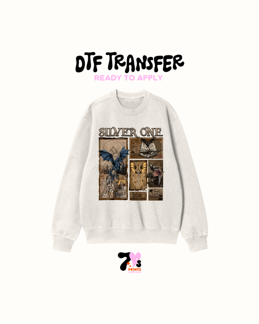 Silver One - DTF Transfers