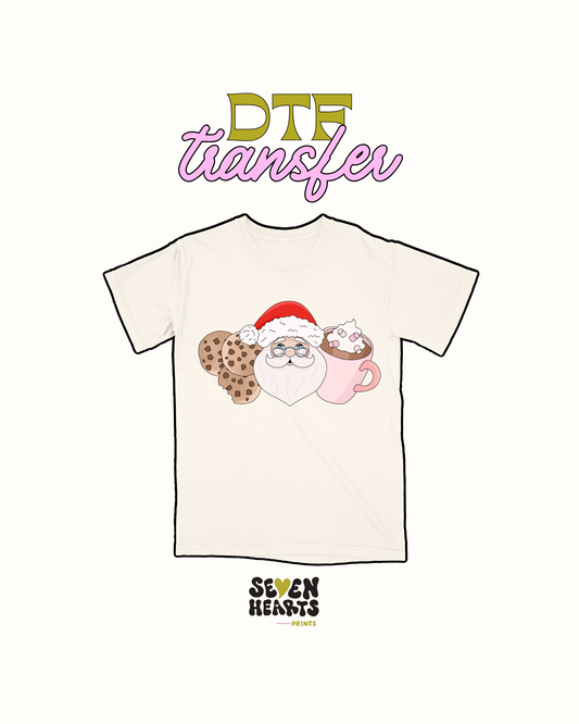 Santa cookies - DTF Transfer