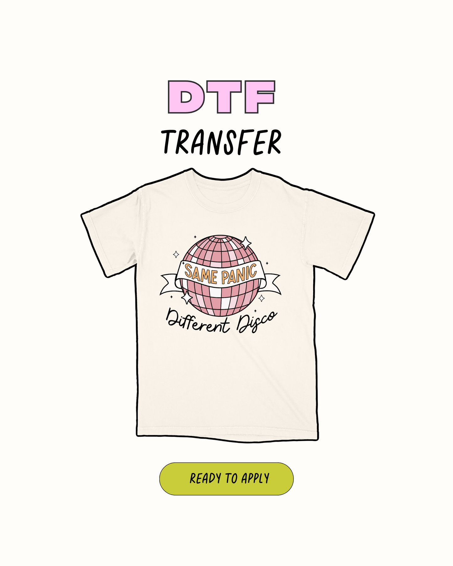 Same panic different disco - DTF Transfer