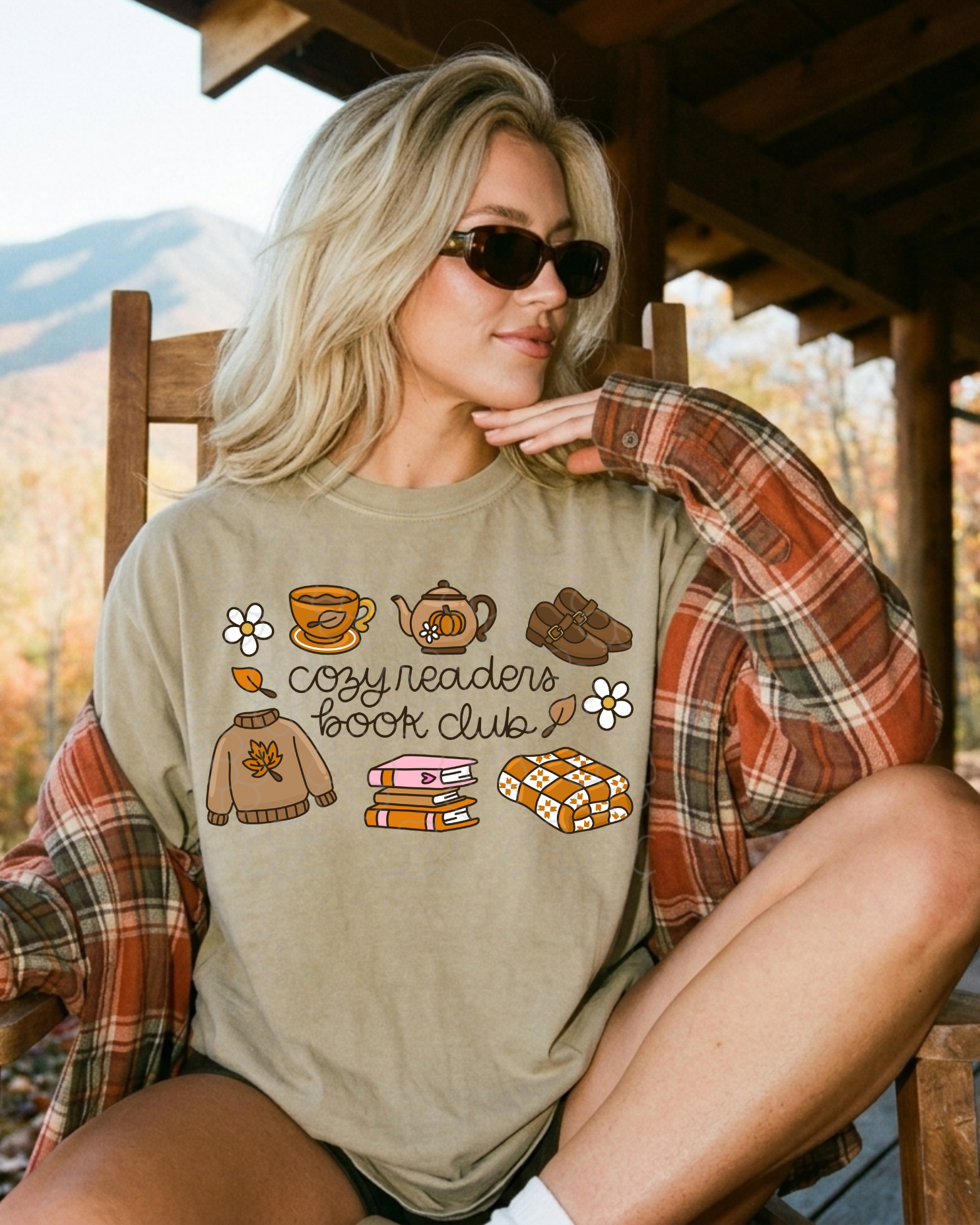 Cozy readers book club - DTF Transfers