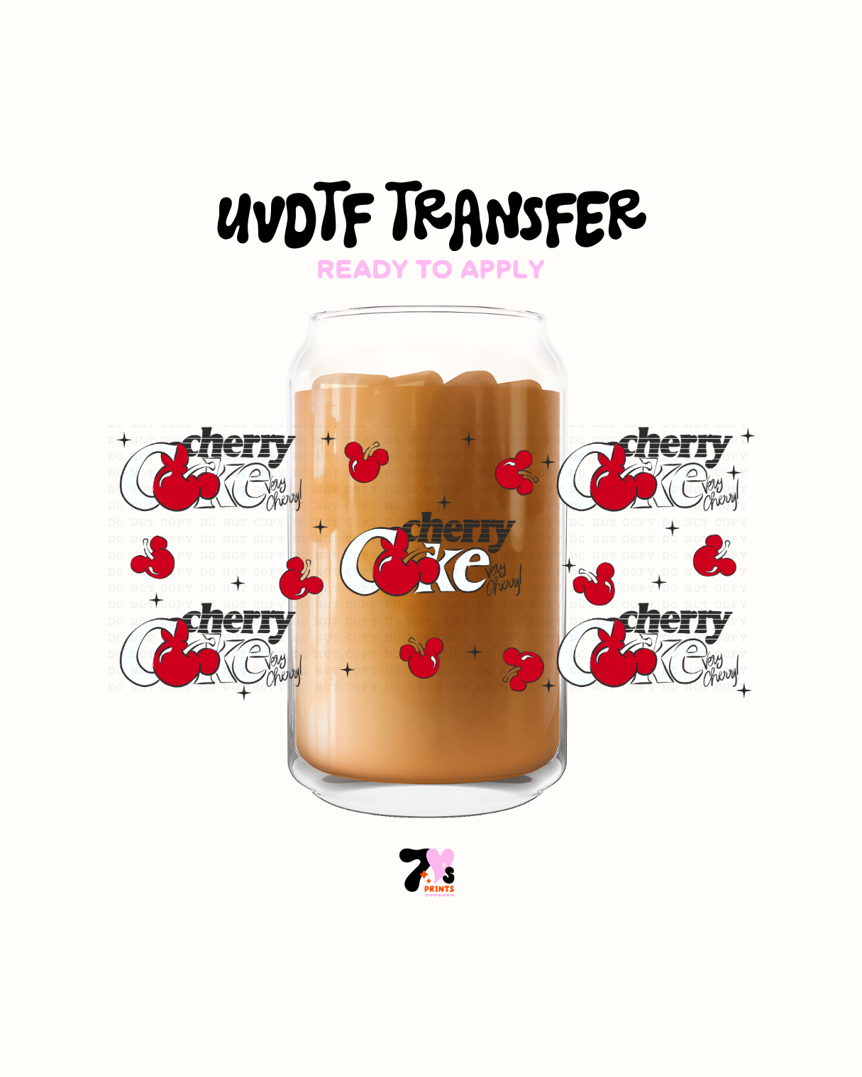 Cherry coke - UVDTF Wrap