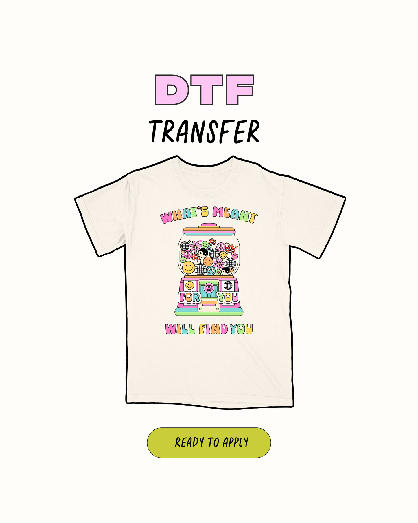 Qué es para ti - Transferencia DTF