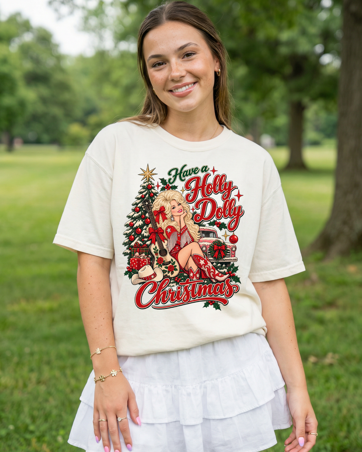 Have a holly dolly xmas - DTF Transfers