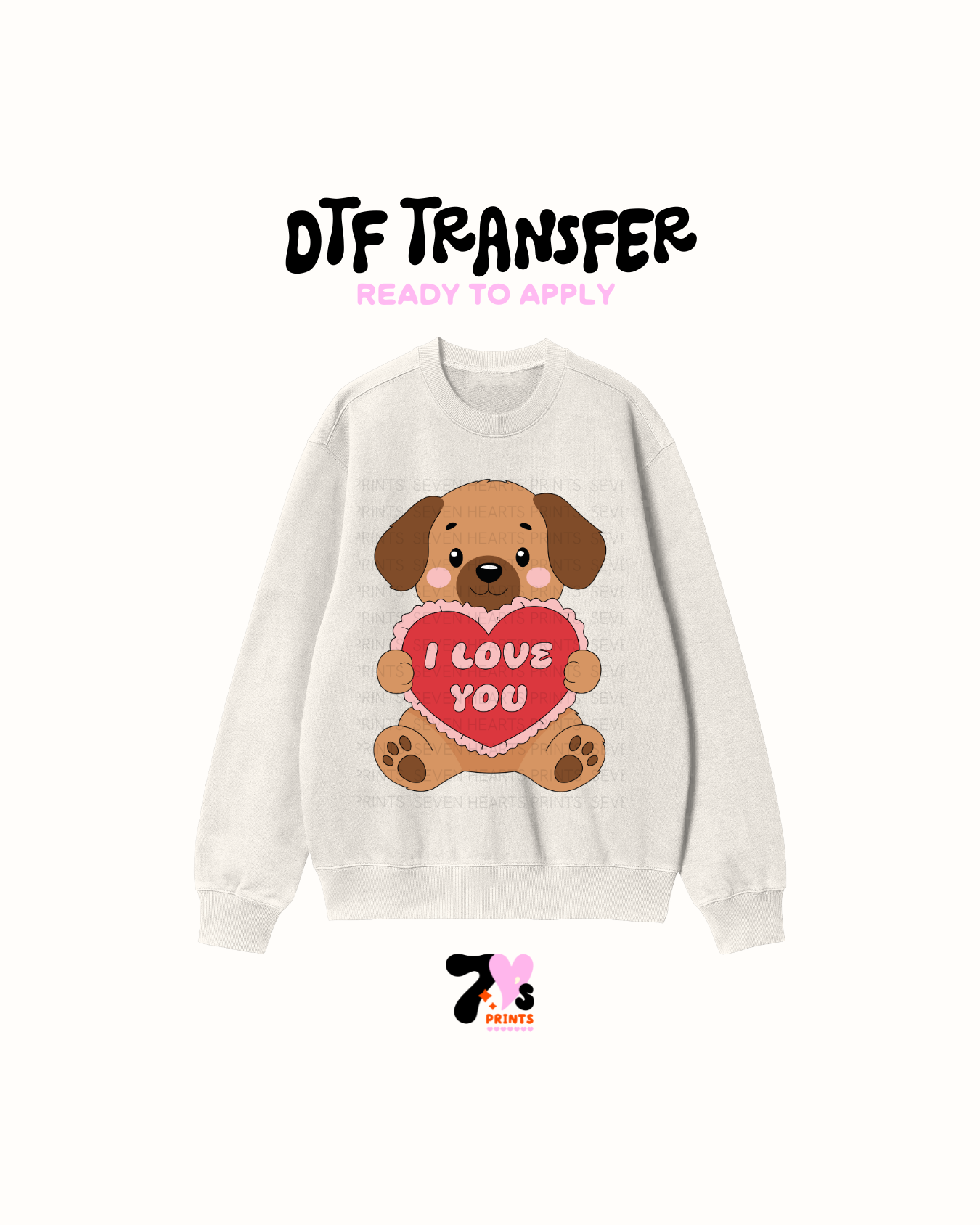 I love you Doggie - DTF Transfers